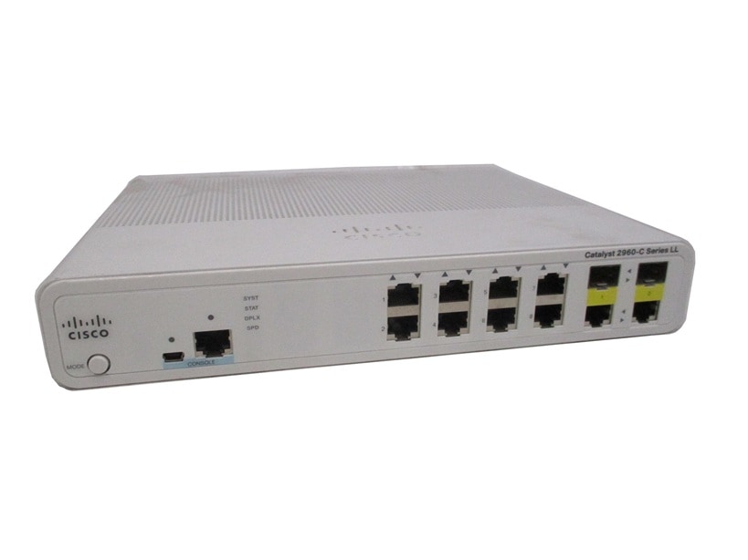 【中古】【本体のみ】【L2スイッチ】【ポート数：8】 Cisco Catalyst WS-C2960C-8TC-S  (1921334)
