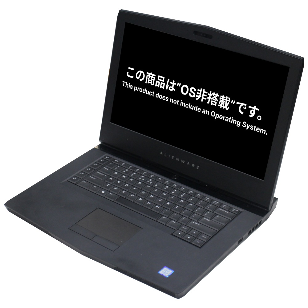 【OS無し・保証無し大特価】【WEBカメラ】【Geforce GTX1060 6GB】【Core i7-7700HQ】【メモリー16GB】【SSD256GB+HDD1TB】【無線LAN】【フルHD液晶】【15インチ液晶】【ノートパソコン】【中古】DELL ALIENWARE 15 R3 （8500016）