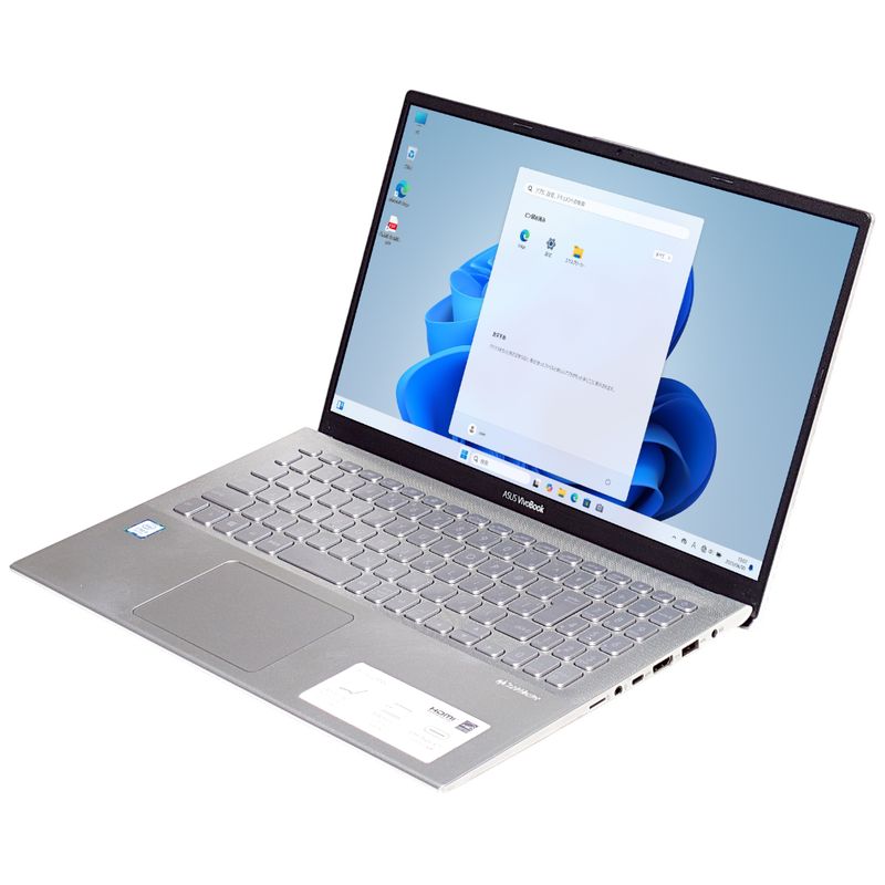 【Windows11 64bit】【Core i5-8265U】【メモリー8GB】【SSD256GB】【無線LAN】【WEBカメラ】【テンキー付】【フルHD液晶】【15インチ液晶】【ノートパソコン】【中古】【中野店発】ASUS VivoBook X512FA （20006760）