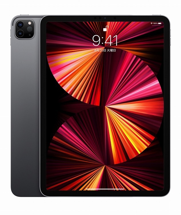 【中古】Apple  iPad Pro 11インチ (第3世代) 128GB MHQR3J/A Wi-Fi スペースグレイ A2377 (181758)【中古】