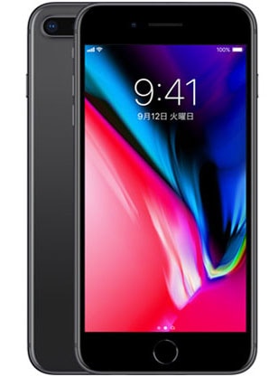 【中古】【バッテリー80％以上】Apple au(SIMロック解除済み) iPhone 8 Plus 256GB MQ9N2J/A スペースグレイ (181767)【中古】