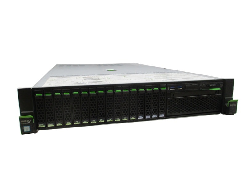 【中古】【単体】【OS無】【NVIDIA TRSLA V100】【Xeon GOLD 5118 x2】【メモリ 96GB】富士通 PRIMERGY RX2540 M4（1921376）
