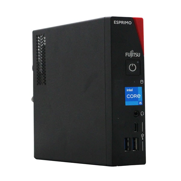 【単体】【超小型デスク】【Windows11 64bit】【Core i5-12500T】【メモリー8GB】【SSD256GB】【無線LAN】【デスクトップパソコン】【中古】富士通 ESPRIMO G6012/KX （1242908）