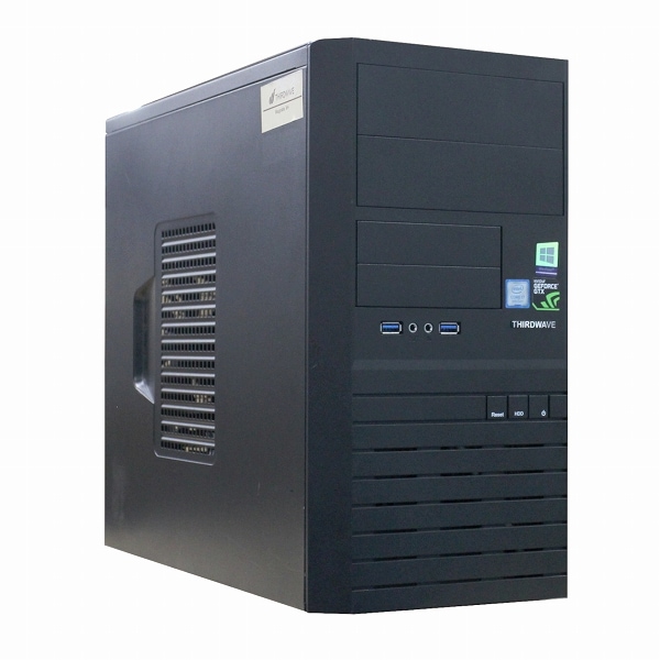 【単体】【Windows11 64bit】【Geforce GTX 1060(6GB)】【Core i7-9700】【メモリー16GB】【SSD256GB(M.2-NVMe)+SSD480GB(2.5inch)】【DVDマルチ】【デスクトップパソコン】【中古】THIRDWAVE Magnate XH （1242920）