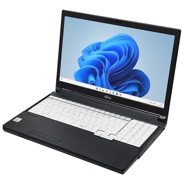 【Windows11 64bit】【WEBカメラ】【テンキー付】【Core i3-10110U】【メモリー8GB】【SSD256GB】【無線LAN】【DVDマルチ】【15インチ液晶】【ノートパソコン】【中古】富士通 LIFEBOOK A5510/FX （1406752）