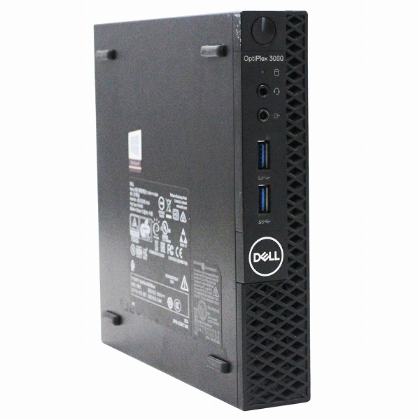 【超小型デスク】【単体】【Windows11 64bit】【Core i5-8500T】【メモリー8GB】【SSD256GB】【デスクトップパソコン】【中古】DELL OPTIPLEX 3060 Micro （1235388）