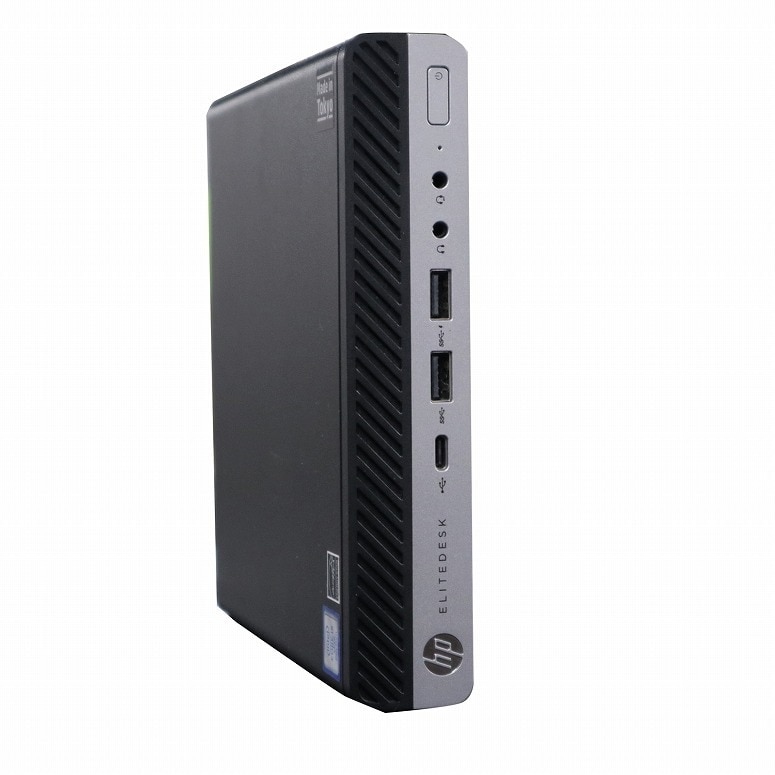 【超小型デスク】【単体】【Windows11 64bit】【Core i5-8500T】【メモリー16GB】【SSD256GB】【デスクトップパソコン】【中古】HP EliteDesk 800 G4 DM （1235506）
