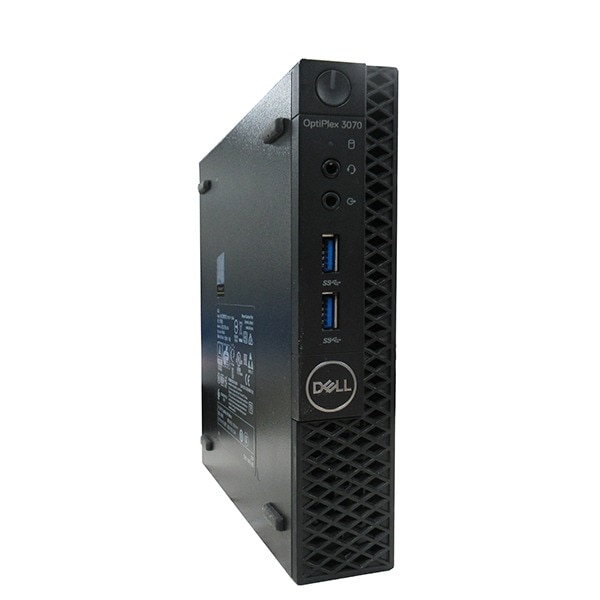 【超小型デスク】【単体】【Windows11 64bit】【Core i3-9100T】【メモリー16GB】【SSD240GB】【デスクトップパソコン】【中古】DELL OPTIPLEX 3070 Micro （1235502）