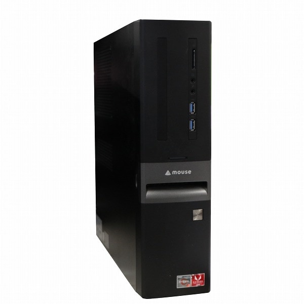 【単体】【AMD Ryzen 3 3200G】【Windows11 64bit】【メモリー8GB】【SSD256GB(M.2-SATA)+HDD1TB】【DVDマルチ】【デスクトップパソコン】【中古】MouseComputer SL4-B450 （1235602）