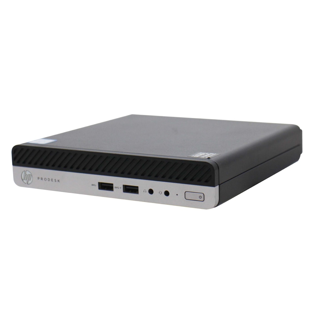 【超小型デスク】【単体】【Windows11 64bit】【Core i3-8100T】【メモリー8GB】【SSD128GB】【無線LAN】【デスクトップパソコン】【中古】HP ProDesk 400 G4 DM （1243232）