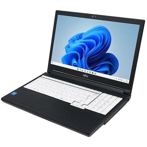【Windows11 64bit】【WEBカメラ】【テンキー付】【Core i5-1235U】【メモリー16GB】【SSD256GB】【無線LAN】【DVDマルチ】【15インチ液晶】【ノートパソコン】【中古】富士通 LIFEBOOK A5513/NX （1406921）