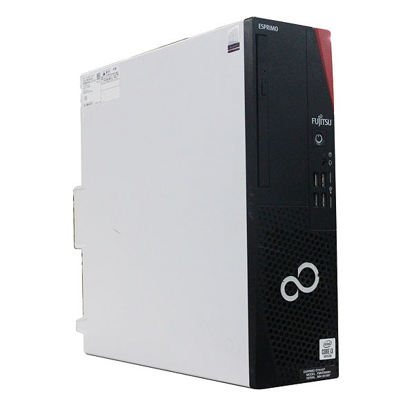 【単体】【Windows11 64bit】【Core i3-10100】【メモリー16GB】【SSD256GB】【デスクトップパソコン】【中古】富士通 ESPRIMO D7010/F （1243298）