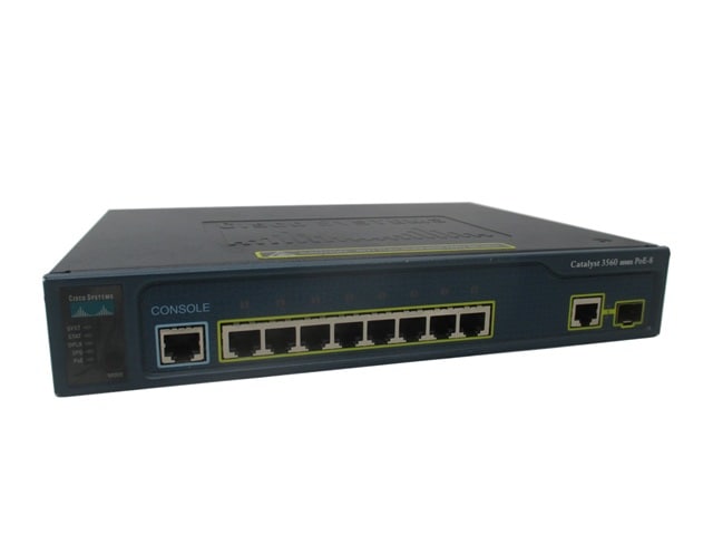 【中古】【L2スイッチ】【ポート数：8】Cisco  Catalyst WS-C3560-8PC-S (1921600)