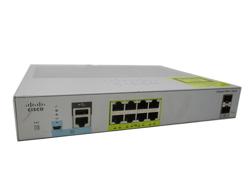 Ws c2960l cisco l2スイッチ Cisco WS-C2960L-8PS-LL 8x GigE PoE 2x