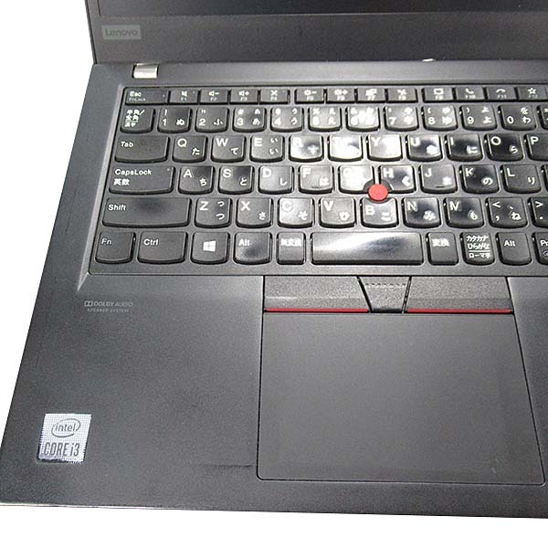 【Windows11 64bit】【WEBカメラ】【Core i3-10110U】【メモリー8GB】【SSD256GB】【無線LAN】【フルHD液晶】【13インチ液晶】【ノートパソコン】【中古】lenovo ThinkPad X13 Gen1 (1752651)
