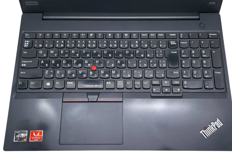 【Windows11 64bit】【WEBカメラ】【テンキー付】【メモリー8GB】【SSD256GB】【無線LAN】【フルHD液晶】【15インチ液晶】【ノートパソコン】【中古】【下北沢店発】lenovo ThinkPad E595 (4020659)