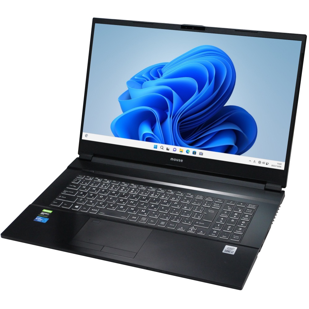 【Windows11 64bit】【WEBカメラ】【テンキー付】【Geforce GTX1650】【Core i7-10750H】【メモリー16GB】【SSD512GB】【無線LAN】【フルHD液晶】【17インチ液晶】【ノートパソコン】【中古】MOUSE COMPUTER K7-i7CMLCBW11-A （1852948）