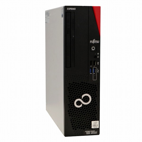 【単体】【Windows11 64bit】【Core i5-10500】【メモリー16GB】【SSD500GB】【DVDマルチ】【デスクトップパソコン】【中古】富士通 ESPRIMO D7010/E （1234815）