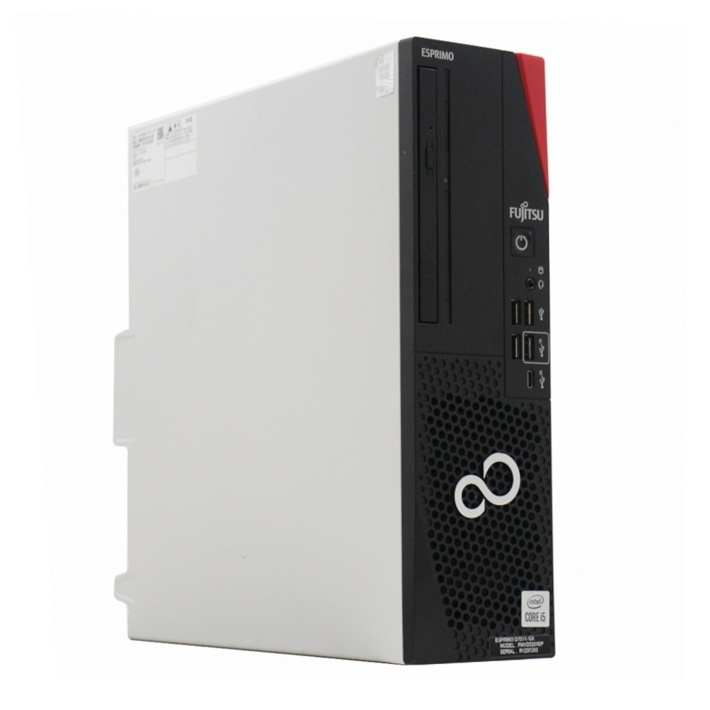 【単体】【Windows11 64bit】【Core i3-10105】【メモリー16GB】【SSD512GB】【DVDマルチ】【デスクトップパソコン】【中古】富士通 ESPRIMO D7011/GX (1242809)