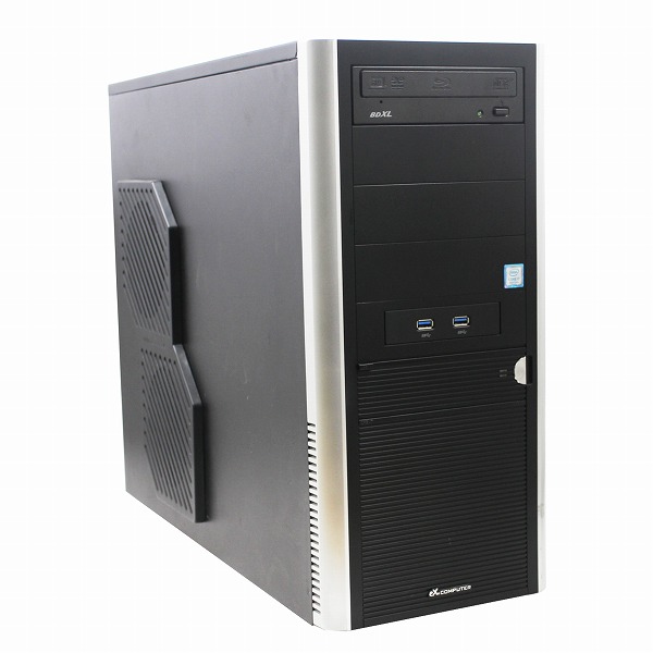 【単体】【Windows11 64bit】【Geforce GTX1060】【Core i7-8700】【メモリー8GB】【SSD512GB(M.2-NVMe)+HDD1TB】【DVDマルチ】【デスクトップパソコン】【中古】ExComputer RA7J-H92/ZT （1234822）