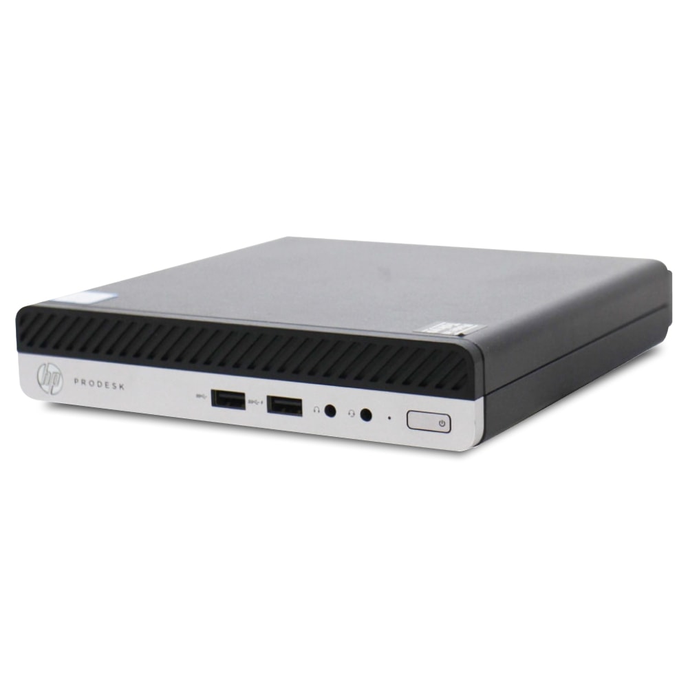 【超小型デスク】【単体】【Windows11 64bit】【Core i3-8100T】【メモリー8GB】【SSD256GB】【デスクトップパソコン】【中古】HP ProDesk 400 G4 DM (1243075)
