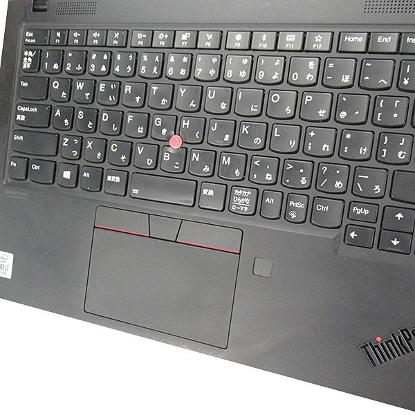 【Windows11 64bit】【WEBカメラ】【Core i7-10510U】【メモリー16GB】【SSD256GB】【無線LAN】【フルHD液晶】【14インチ液晶】【ノートパソコン】【中古】lenovo ThinkPad X1 Carbon 7th Gen （1752909）