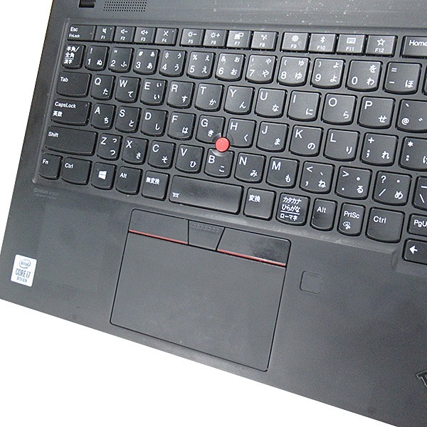 【Windows11 64bit】【WEBカメラ】【Core i7-10510U】【メモリー16GB】【SSD256GB】【無線LAN】【フルHD液晶】【14インチ液晶】【ノートパソコン】【中古】lenovo ThinkPad X1 Carbon 7th Gen （1752910）