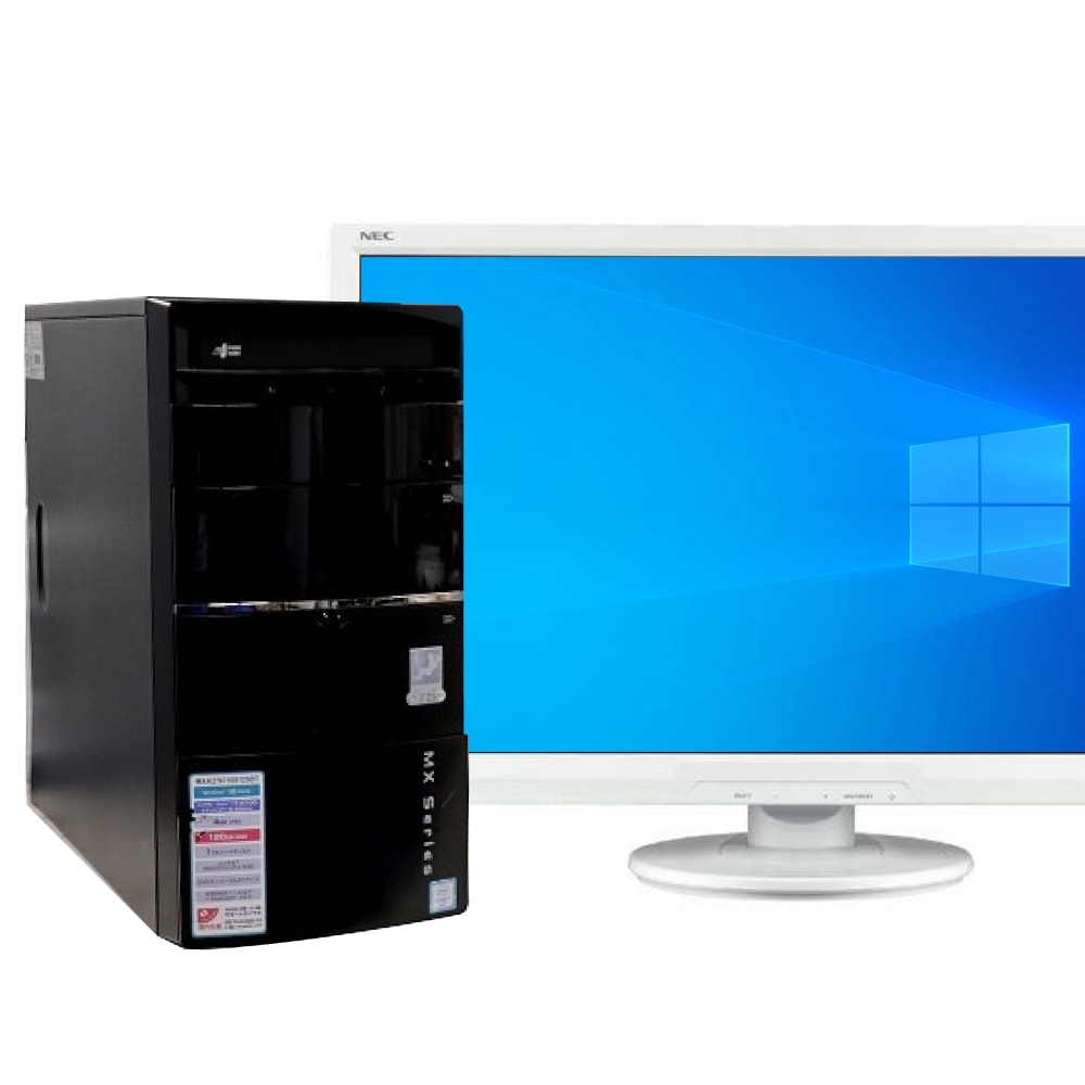■値下げしました■【液晶セット】【Windows10 64bit】【Core i7-6700】【メモリー8GB】【SSD120GB(2.5inch）+HDD2TB】【DVDマルチ】【23インチ液晶】【デスクトップパソコン】【中古】OZZIO MXA276710S12SDT （1221419）