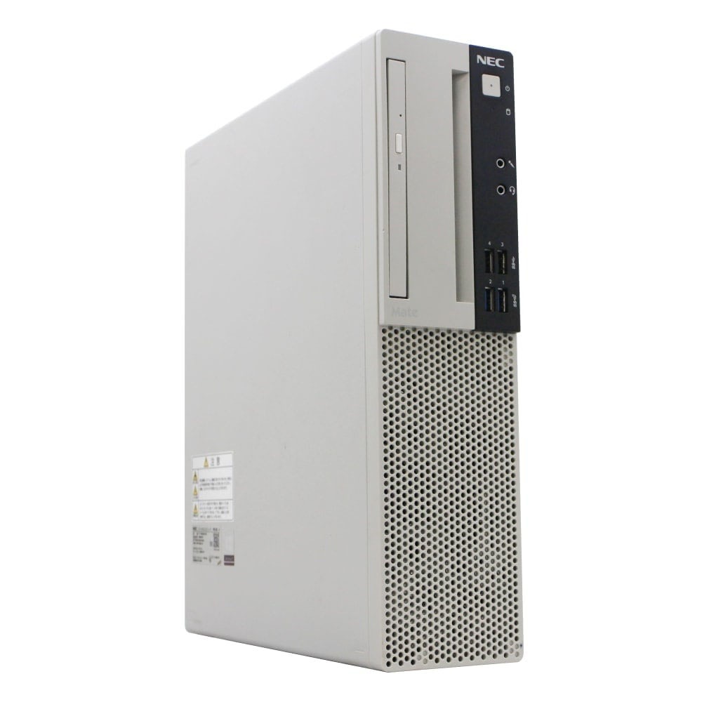 【単体】【Windows11 64bit】【Core i5-9400】【メモリー16GB】【SSD512GB】【DVDマルチ】【デスクトップパソコン】【中古】NEC Mate ML-5 （1243265）