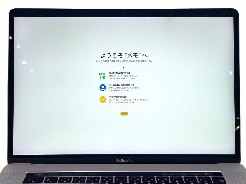 【訳あり品】【WEBカメラ】【Core i7-9750H】【メモリー16GB】【SSD256GB】【無線LAN】【15インチ液晶】【ノートパソコン】【中古】【下北沢店発】apple MacBook Pro (15インチ,2019) （4020897）