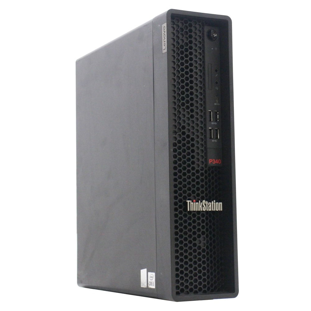 【単体】【Windows11 64bit】【Core i7-10700】【メモリー16GB】【SSD256GB（M.2-NVMe）+HDD1TB】【DVDマルチ】【デスクトップパソコン】【中古】lenovo ThinkStation P340 （1213218）