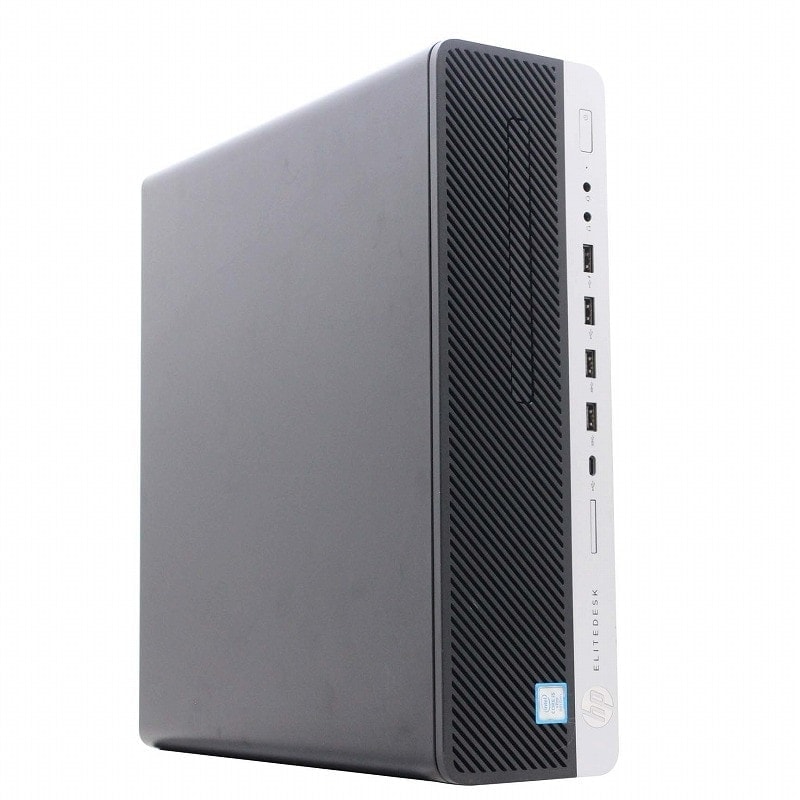 【単体】【Windows11 64bit】【Core i7-8700】【メモリー8GB】【SSD(M.2-NVMe)256GB+HDD1TB】【デスクトップパソコン】【中古】HP EliteDesk 800 G4 SFF （1241418）
