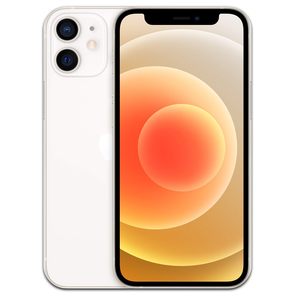 【中古】【バッテリー90%以上】Apple docomo(SIMロック解除済み) iPhone12 mini 128GB MGDM3J/A ホワイト (181786)【中古】
