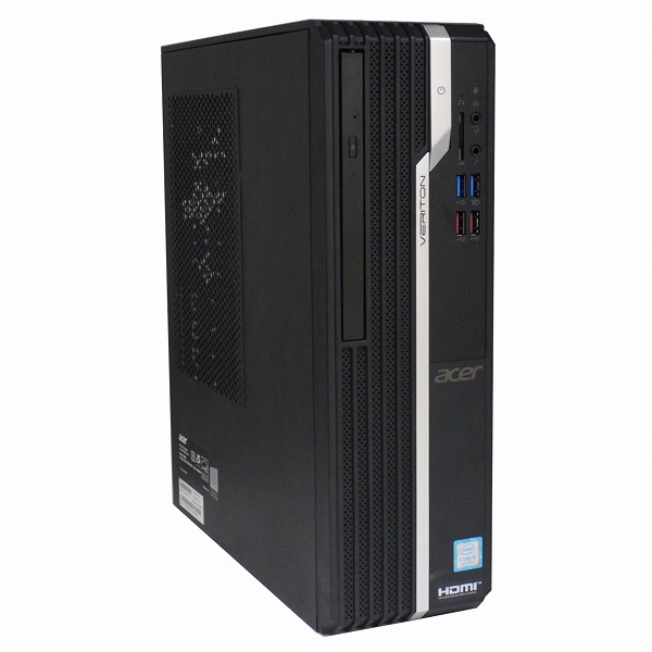 【単体】【Windows11 64bit】【Core i5-8400】【メモリー8GB】【SSD256GB】【DVDマルチ】【デスクトップパソコン】【中古】acer VERITON VX2660G (1234623)