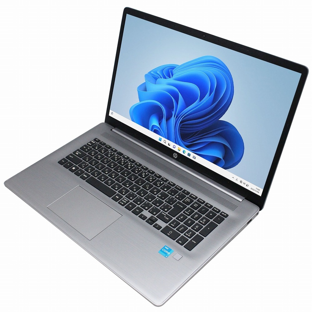 【Windows11 64bit】【WEBカメラ】【テンキー付】【Core i7-1165G7】【メモリー16GB】【SSD256GB】【無線LAN】【フルHD液晶】【17インチ液晶】【ノートパソコン】【中古】HP 470 G8 （1804852）