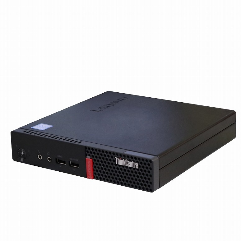 ■値下げしました■【訳あり品】【単体】【超小型デスク】【Windows10 64bit】【Core i5-7400T】【メモリー8GB】【SSD128GB】【デスクトップパソコン】【中古】lenovo ThinkCentre M710q （1242125）