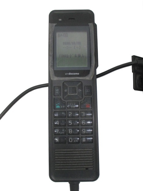 【ジャンク】 docomo ドコモ ワイドスターII 衛星可搬端末 01 ハンドセット (1921183)