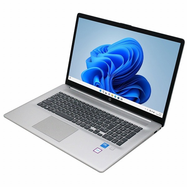【Windows11 64bit】【Core5 120U】【WEBカメラ】【テンキー付】【メモリー16GB】【SSD512GB】【無線LAN】【フルHD液晶】【17インチ液晶】【ノートパソコン】【中古】HP Laptop 17-cn4000TU （1804911）