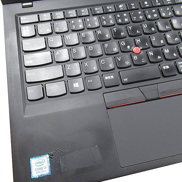 【Windows11 64bit】【WEBカメラ】【Core i7-8550U】【メモリー16GB】【SSD256GB】【無線LAN】【フルHD液晶】【14インチ液晶】【ノートパソコン】【中古】lenovo ThinkPad X1 Carbon Gen6 （1752222）