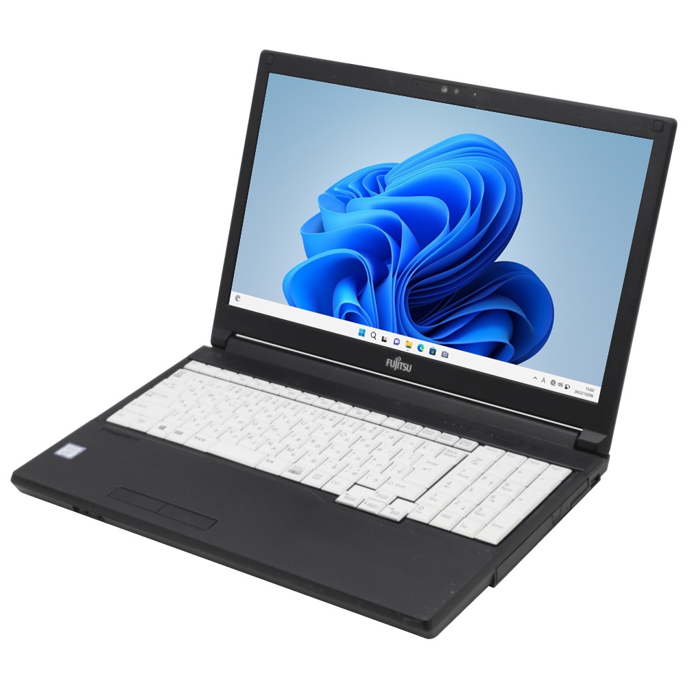 【Windows11 64bit】【WEBカメラ】【テンキー付】【Core i5-10210U】【メモリー16GB】【SSD480GB】【無線LAN】【DVDマルチ】【15インチ液晶】【ノートパソコン】【中古】富士通 LIFEBOOK A5510シリーズ （180674）