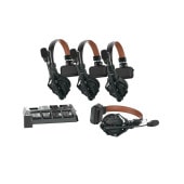 HollyLand SOLIDCOM C1 Pro-4S 同時通話ワイヤレスインターカムヘッドセットシステム（ノイズキャンセル機能付き/4人用）