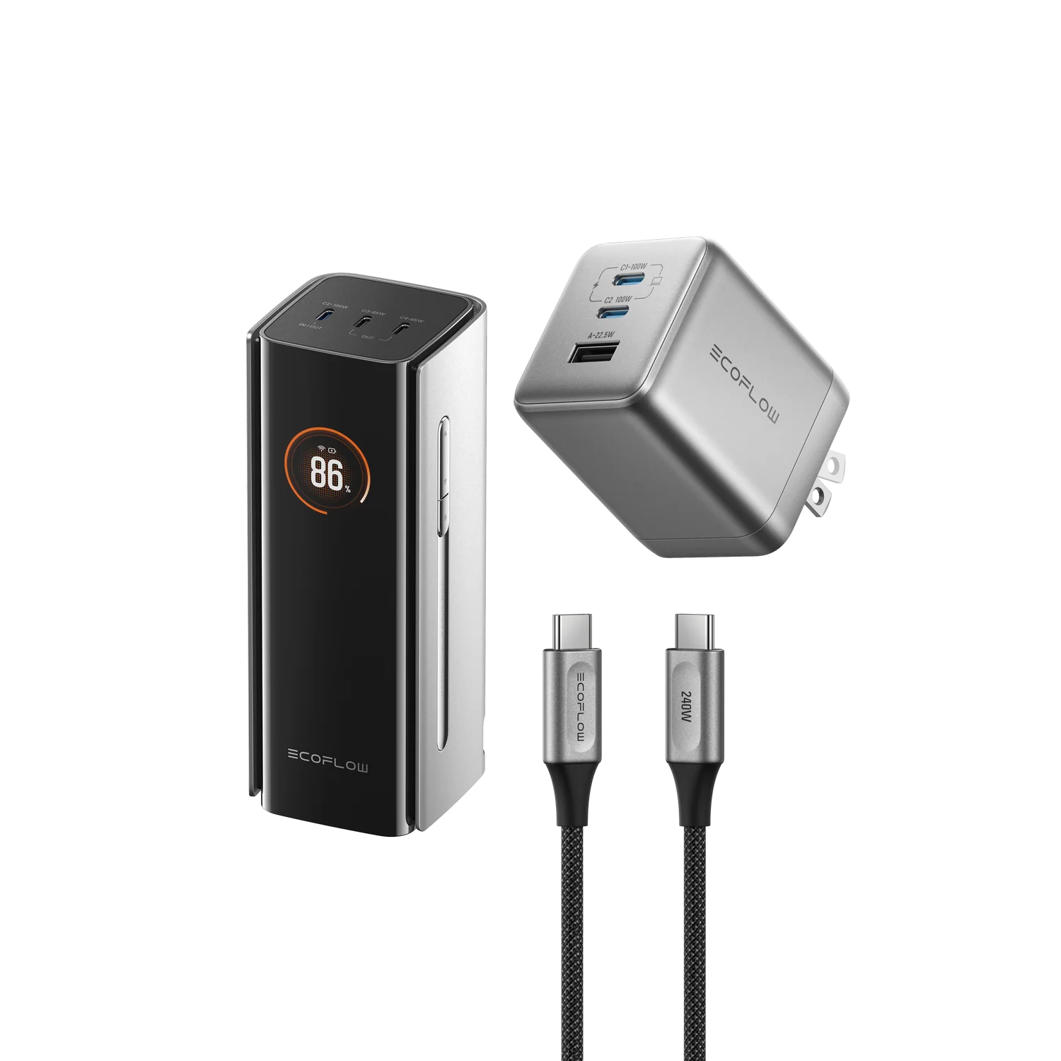 EcoFlow RAPID Pro 3-in-1 Power Bank（10,000mAh, 67W）モバイル