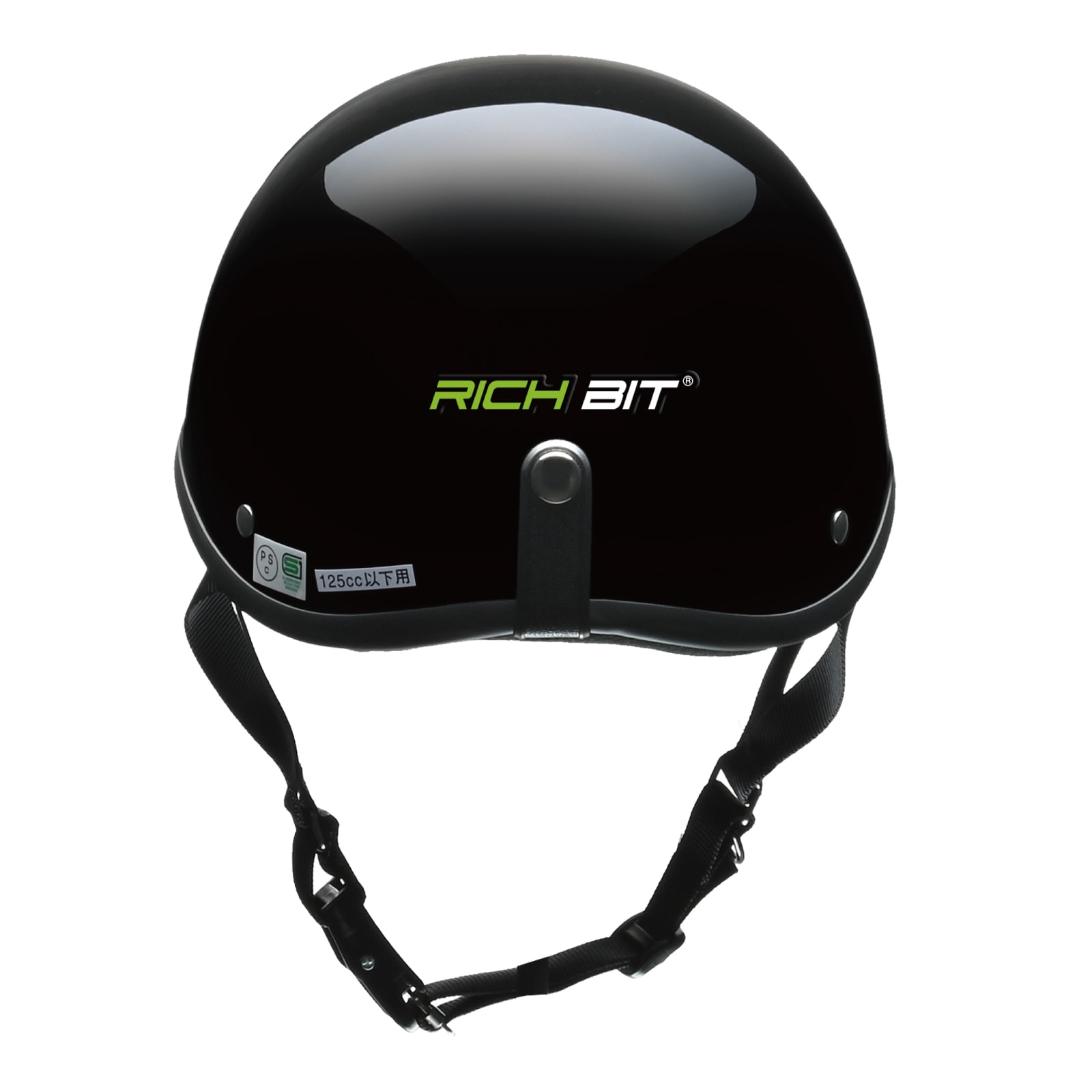 お取り寄せ】RICHBITロゴ入り ヘルメット / ブラックメタリック