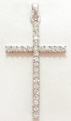 ラインストーンアクセサリー クロスのペンダント CRS-23 | クロス（222