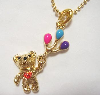 ビーズアクセサリーパーツ くまのチャーム CRM-bear-A