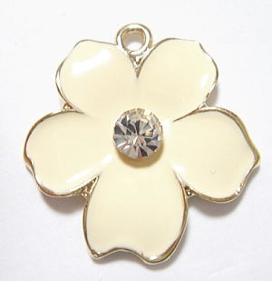 ビーズパーツ お花のチャーム CRM-1328 | チャーム（363種）,花