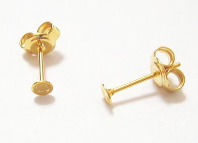 ビーズパーツ ピアス金具 Std G 3mm 金具 副資材 258種 ピアス イヤリング ビーズパーツjupiter