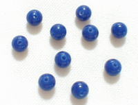 ビーズパーツ ヴィンテージハンドメイドガラスビーズ 青 ブルー