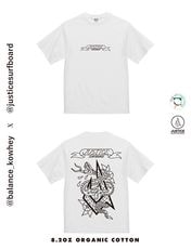 巳アートTシャツ 8.2ozオーガニックコットン