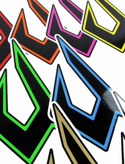 JUSTICE ICON PRO STICKER decai size